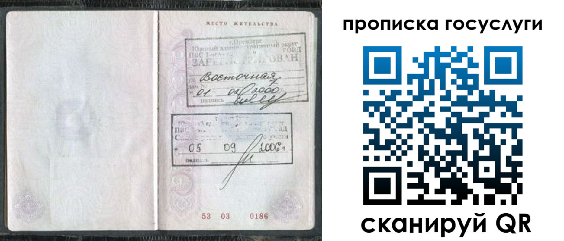 временная регистрация для школы в Оренбургской области